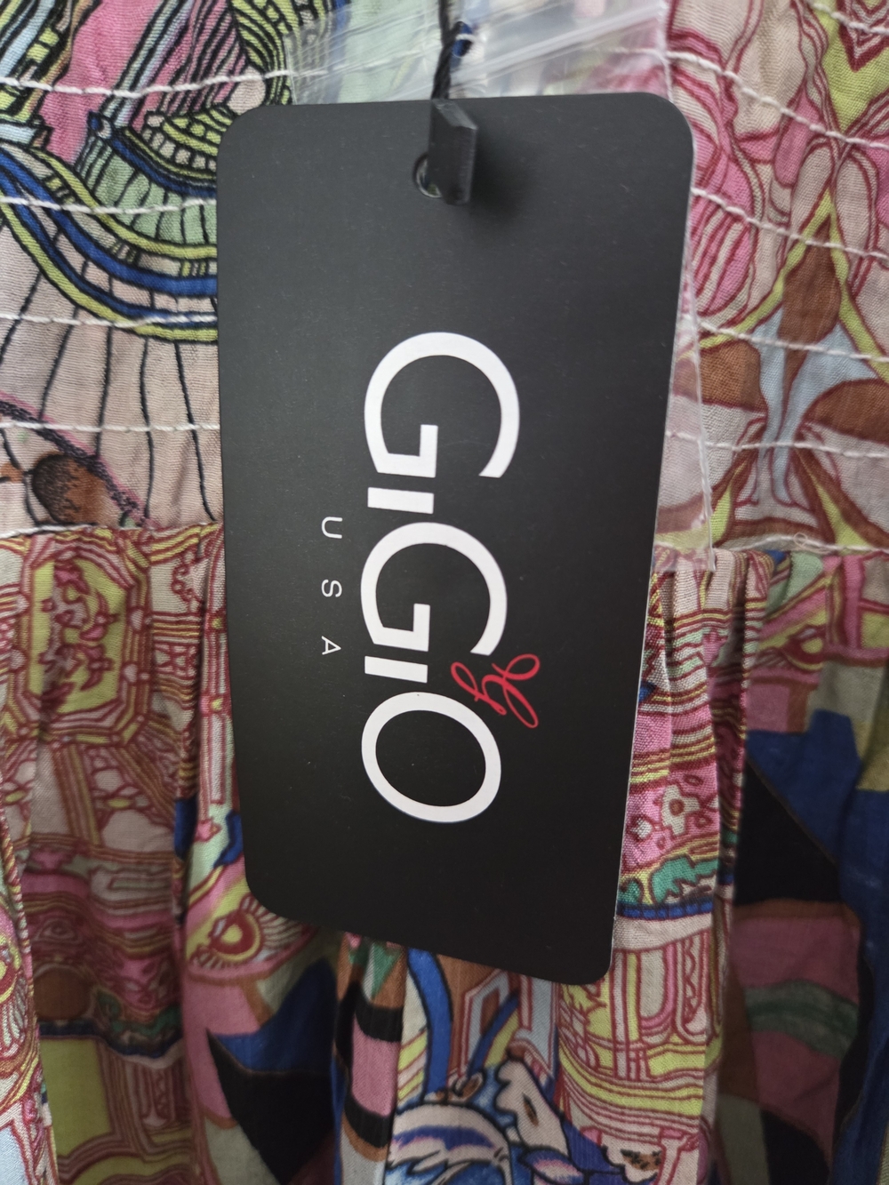 GIGIO Multicolor Printed Maxi Jumpsuit with Adjustable Straps - Picture 4 of 5